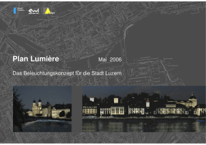 Plan Lumière - Stadt Luzern