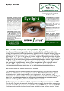 Eyelight premium - Nahrungsergänzung Natura Vitalis