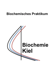 Praktikumsskript für das Praktikum Biochemie