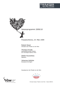 Saisonprogramm 2009/10