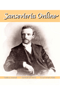 Die Sansevierien - Sansevieria Online