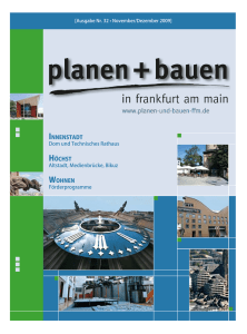 Download: Herbstausgabe 2009 der Zeitschrift planen + bauen in
