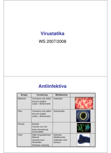 Virustatika Antiinfektiva