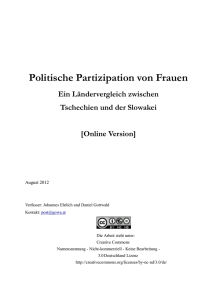 Politische Partizipation von Frauen