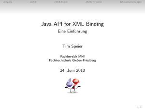 Java API for XML Binding