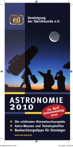ASTRONOMIE - Vereinigung der Sternfreunde eV