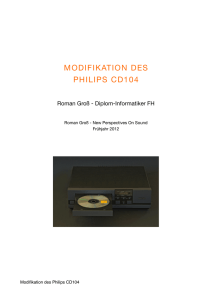 modifikation des philips cd104