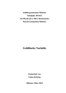 Goldilocks Variable - Lo-net2
