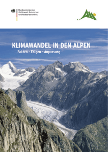 Klimawandel in den Alpen: Fakten - Folgen - Anpassung