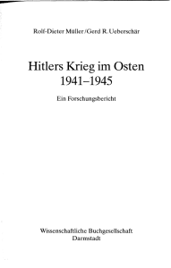 Hitlers Krieg im Osten 1941-1945
