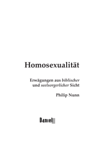 Homosexualität