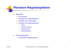 Planetare Magnetosphären