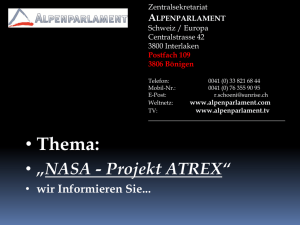 ALP ~ ATREX - sauberer Himmel über Österreich