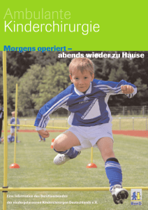 PDF herunterladen - Kinderchirurgische Praxis