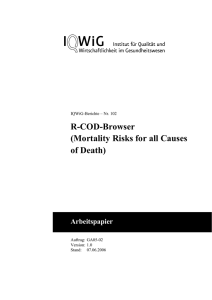 R-COD-Browser (Mortality Risks for all Causes of Death)