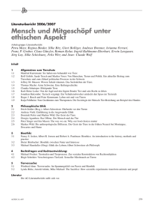 Literaturbericht 2006/2007 - Veterinärmedizinische Universität Wien