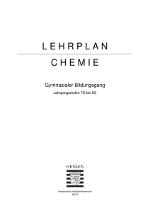 Lehrplan Gymnasium 8 Chemie ( PDF / 204 KB )