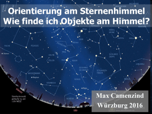 Der Himmel - Landessternwarte Heidelberg