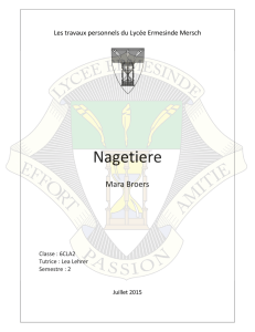 Nagetiere - Lycée Ermesinde