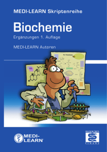 Biochemie 1 - Medi