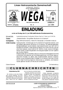 WEGA Juni 2004 - Linzer Astronomische Gemeinschaft