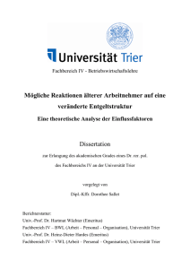 Dokument 1 - Hochschulschriftenserver der Universität Trier