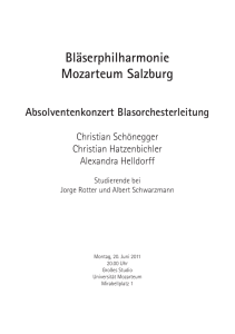 Bläserphilharmonie Mozarteum Salzburg