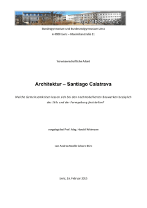 Architektur – Santiago Calatrava