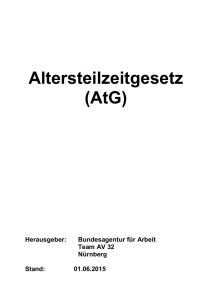 Altersteilzeitgesetz (AtG)