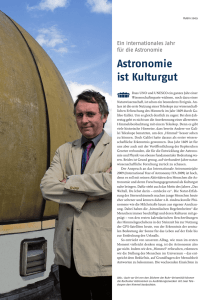 Astronomie ist Kulturgut - Rubin - Ruhr