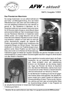 2003 - Astronomiefreunde Waghäusel