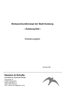 Textliche Erläuterungen zum Biotopverbundkonzept