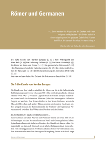 Römer und Germanen - Franz Steiner Verlag