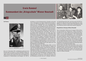Erwin Rommel - Kommandant der Kriegsschule WN