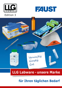 LLG Labware Katalog 2016