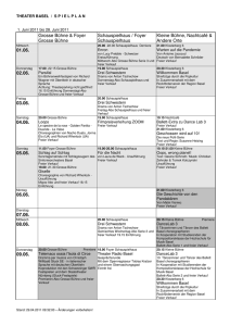 Spielplan Juni 2011