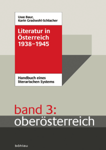 Literatur in Österreich 1938-1945 Handbuch eines