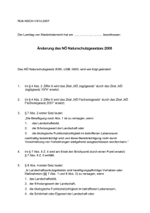 Gesetzentwurf - beim Niederösterreichischen Landtag