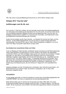 Hofoper 2014 "Cosí fan tutte" Aufführungen vom 20.