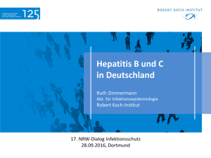 Hepatitis B und C in Deutschland