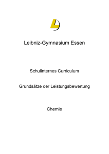 Chemie - Leibniz-Gymnasium Essen