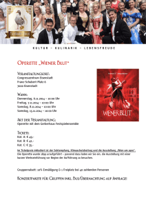 Operette „Wiener Blut“ - Retter-edv
