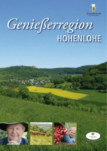 Genießerregion - Touristikgemeinschaft Hohenlohe eV