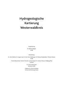 Hydrogeologische Kartierung Westerwaldkreis