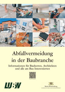 Abfallvermeidung in der Baubranche