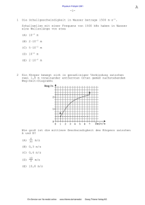 Physikum Frühjahr 2001 1.Tag