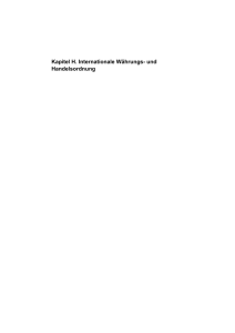 Kapitel H. Internationale Währungs