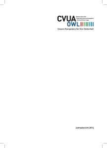 Jahresbericht 2014 - CVUA-OWL