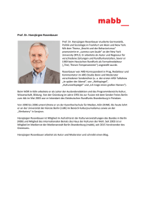 Prof. Dr. Hansjürgen Rosenbauer - Medienanstalt Berlin