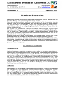 Blattfallkrankheit - Landesverband Bayerischer Kleingärtner eV